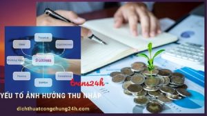 các yếu tố ảnh hưởng đến thu nhập của ngành dịch thuật