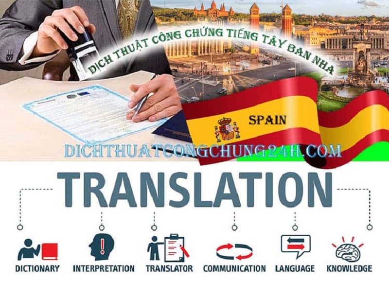 dịch thuật công chứng tiếng Tây Ban Nha