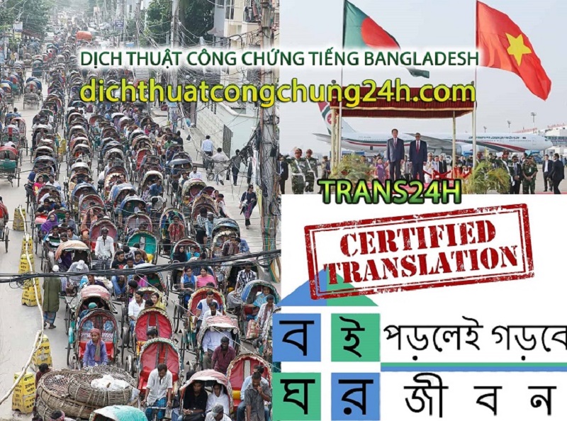 dịch thuật công chứng tiếng bangladesh