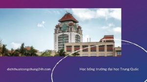 học bổng đại học Trung Quốc