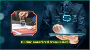 online notarized translation